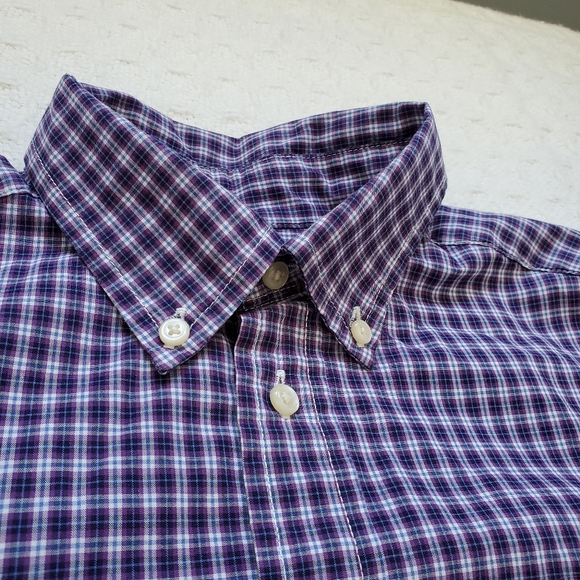 Ralph Lauren Button-Down Long Sleeve Checkered Shirt, Boys, Size 6 - Picture 2 of 8